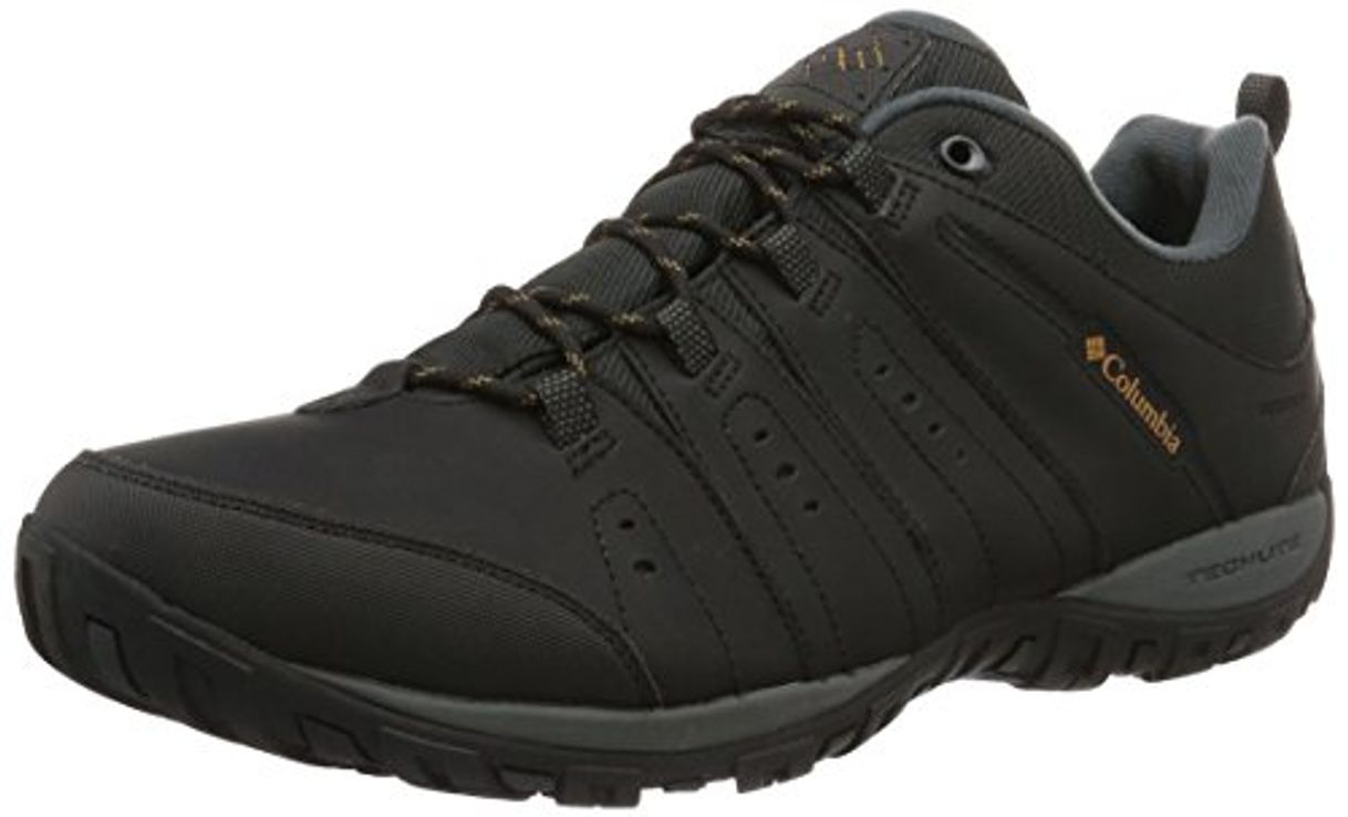 Moda Columbia Woodburn II, Zapatos Impermeables Hombre, Negro