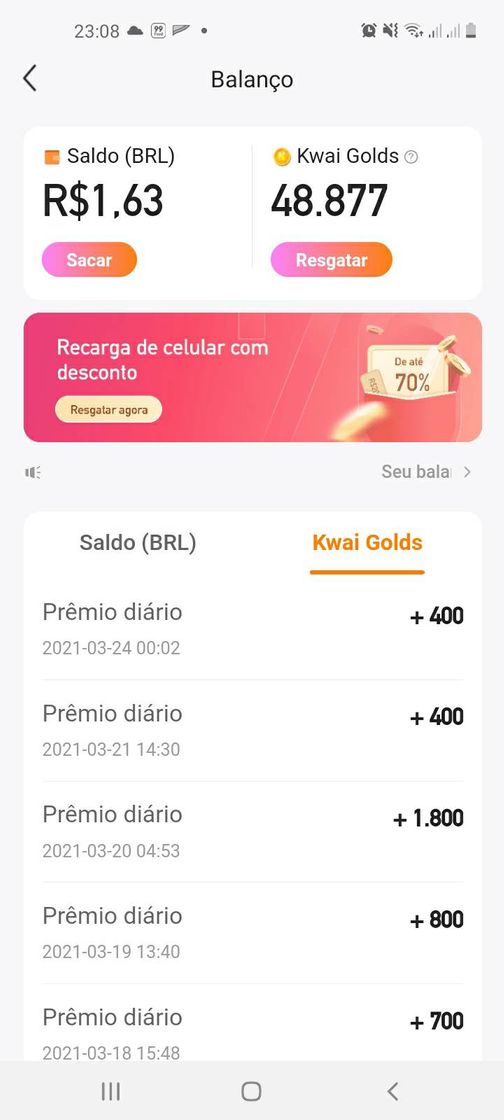 Moda Não É pegadinha vc baixa é ganha   20 reais 