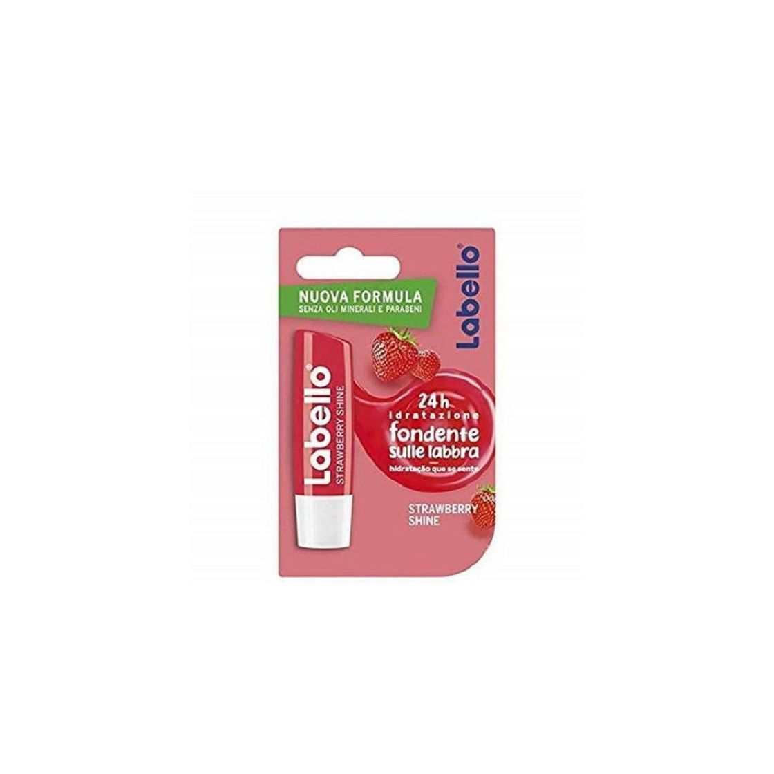 Social Labello Strawberry Shine Sabor de Fresa