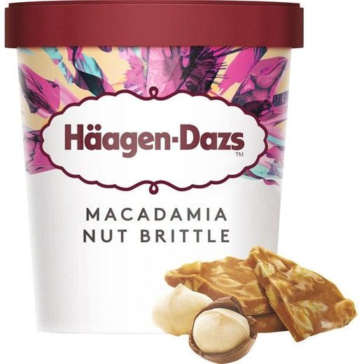 HAAGEN-DAZS Macadamia Nut Brittle helado de vainilla con ...