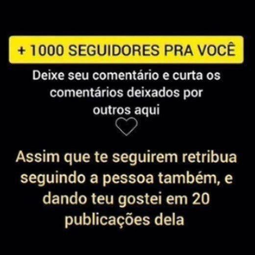 + 1000 Seguidores