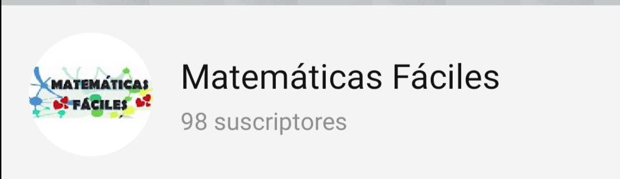 Social Canal matemáticas, videos explicativos, puedes pedir temas