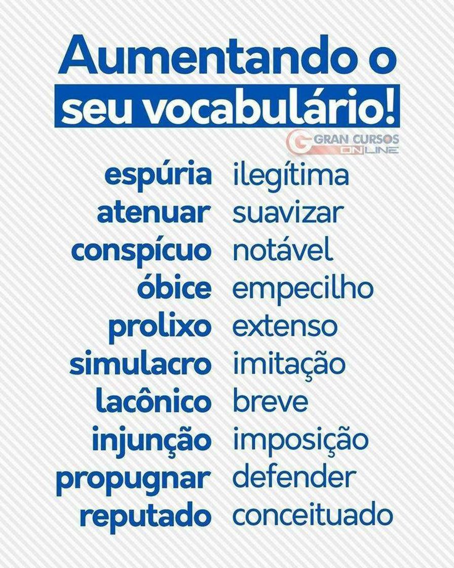 Moda Aumente seu vocabulário