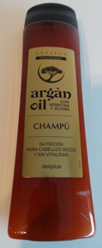 stylius Professional - Champú/Champu/Argan Oil con Keratina y Jojoba - 400 ml