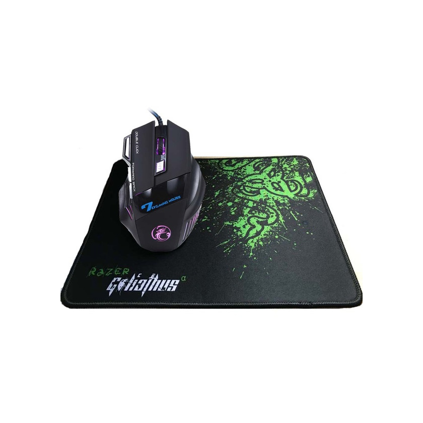 Social nobrand ratón 3200 PPP Led Optical 7d Botones Ratones Ergonómicos USB Wired