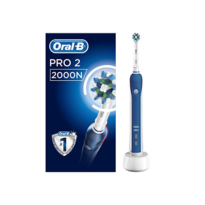 Social Oral-B PRO 2 2000N CrossAction - Cepillo Eléctrico Recargable con Tecnología de