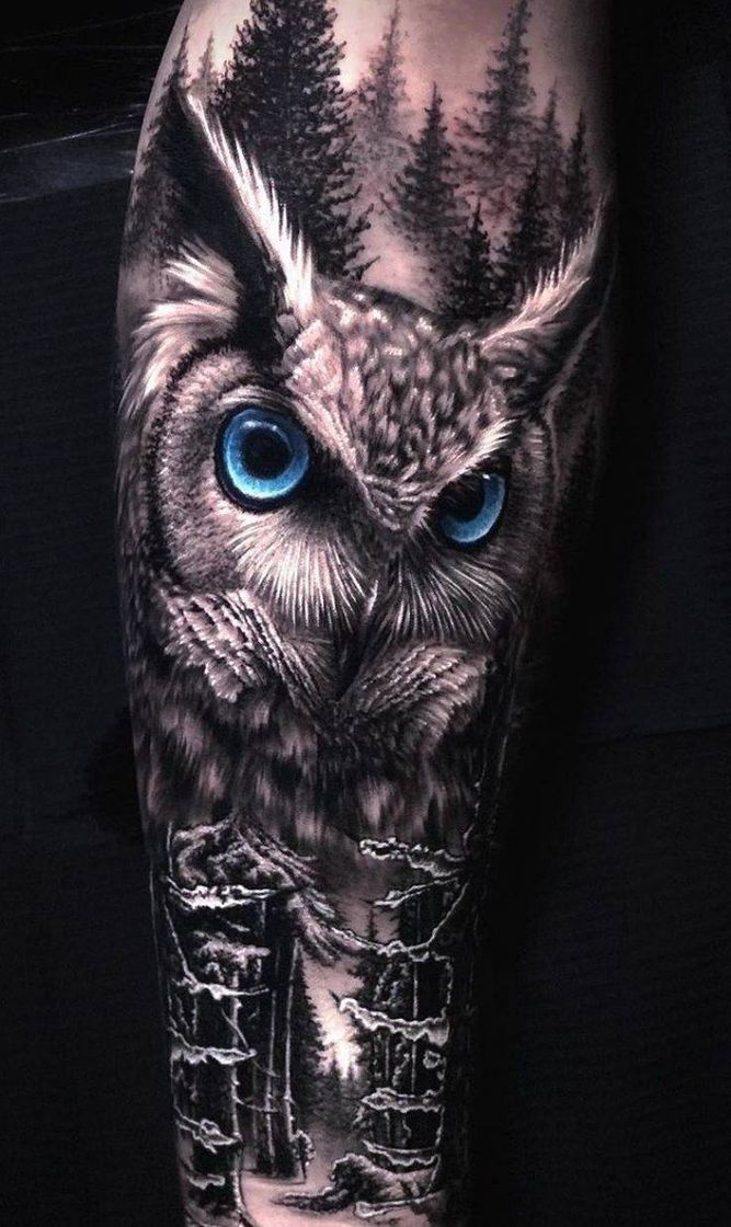 Fashion Owl Tattoo 🦉🖤