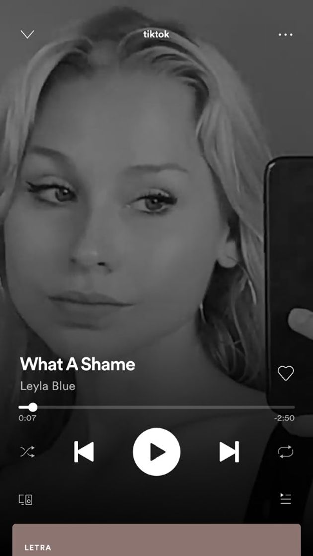 Canción What A Shame, Leyla blue 