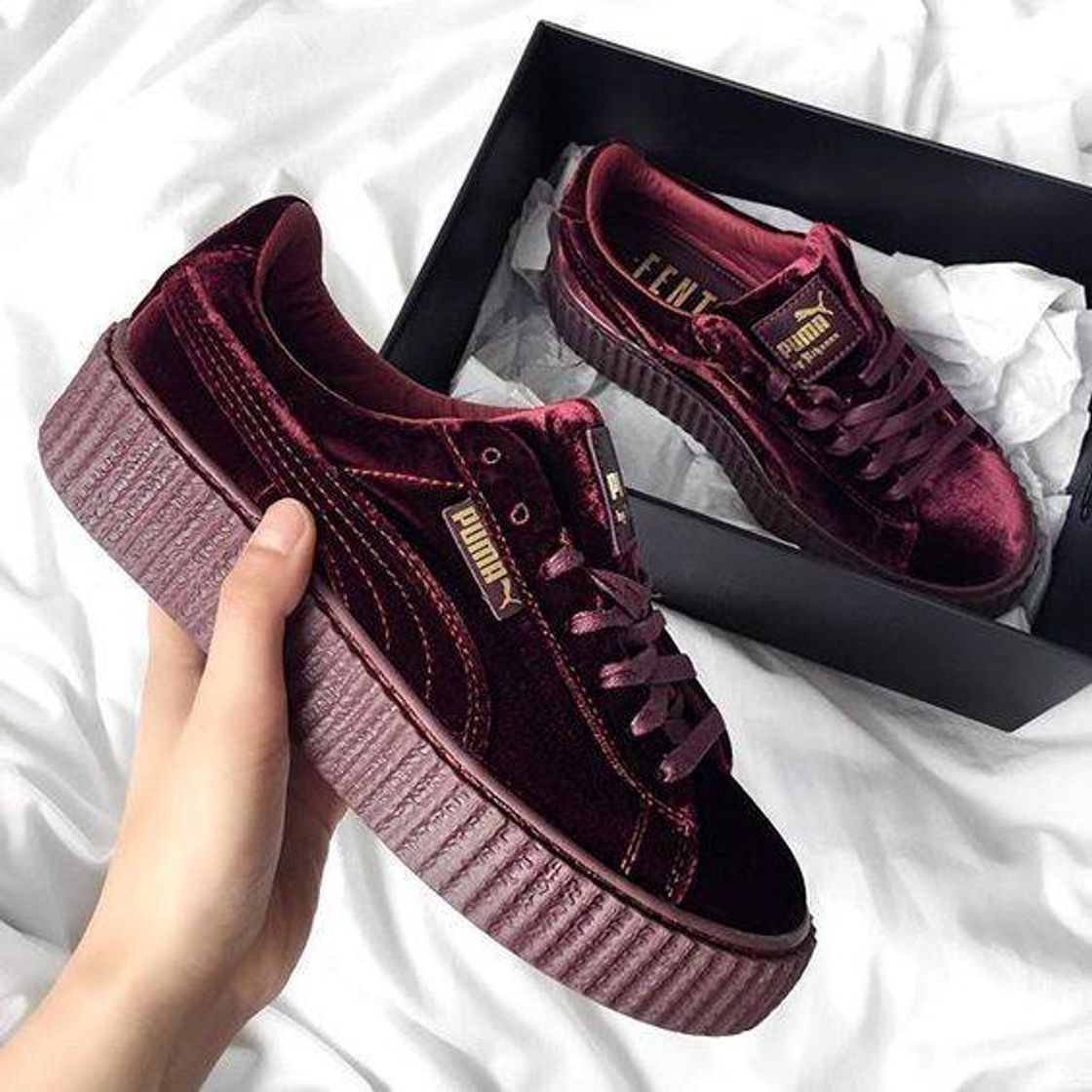 Fashion Shoes puma vinho 💕