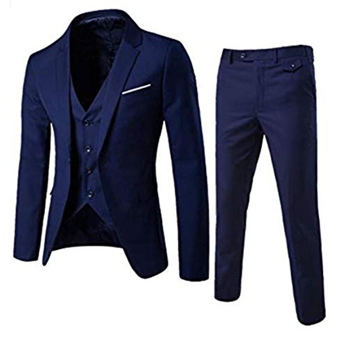 Fashion yssgtt Traje para hombre de 3 piezas