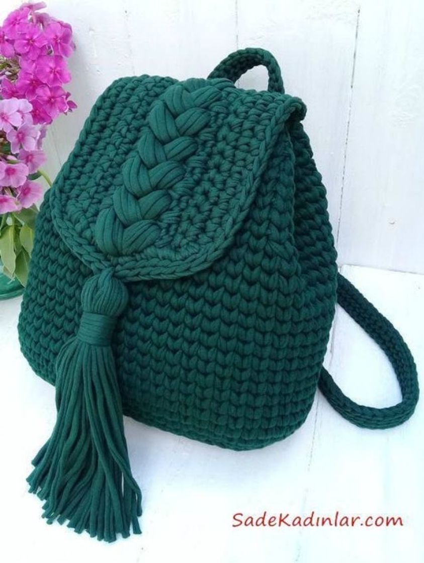 Fashion Mochila de crochê 🧶 