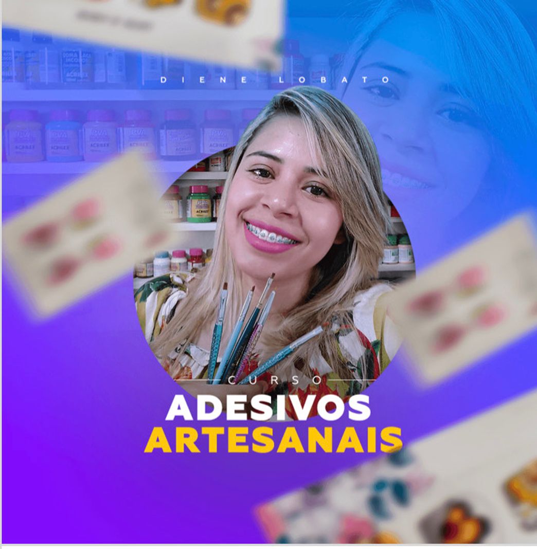 Moda •Curso de adesivos artesanais 