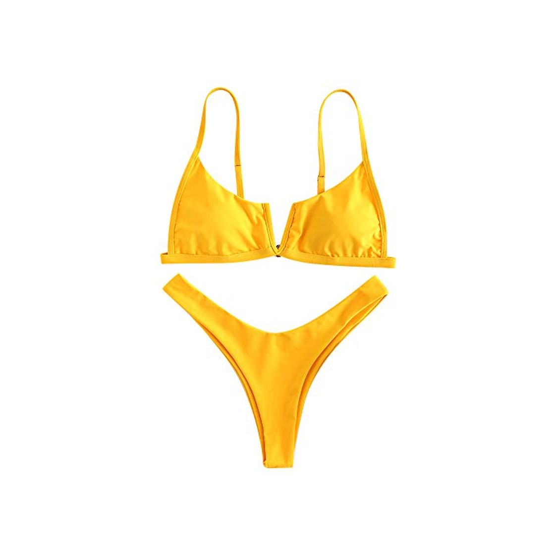 Moda ZAFUL - Bikini acolchado para mujer