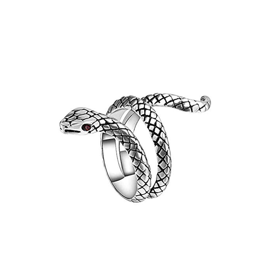 Moda YUEKUN Anillo punk serpiente anillo temperamento serpiente anillo ajustable anillo de fiesta anillo gótico anillo de dedo serpiente anillo de dedo Snake anillo