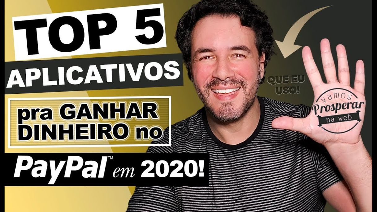 Fashion TOP 5 MELHORES APLICATIVOS PRA GANHAR DINHEIRO NO PAYPAL