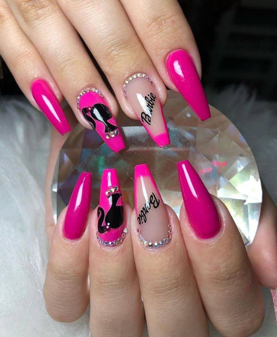 Moda Unhas barbie