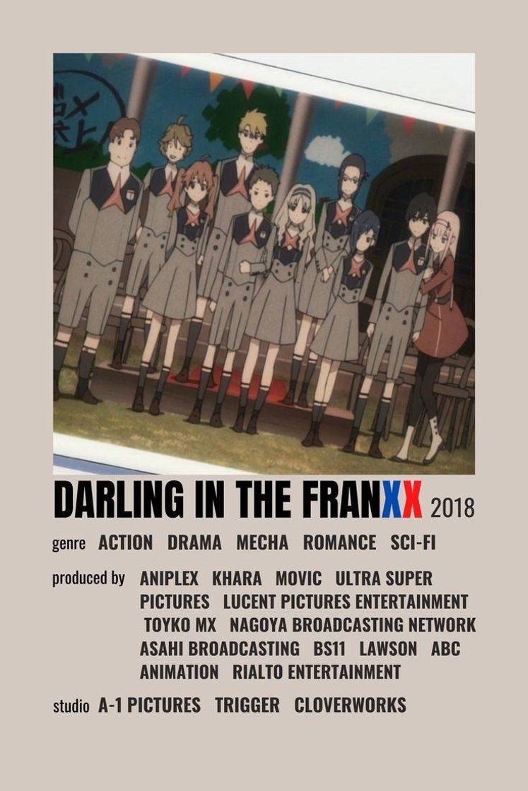 Moda DARLING IN THE FRANXX