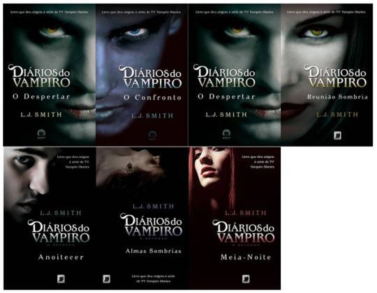 Book Livros em Série Diários do Vampiro, Os - Livros em Série