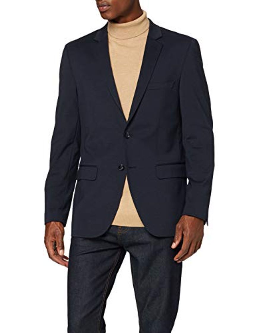 Moda Marca Amazon - find. Blazer para Hombre, Azul