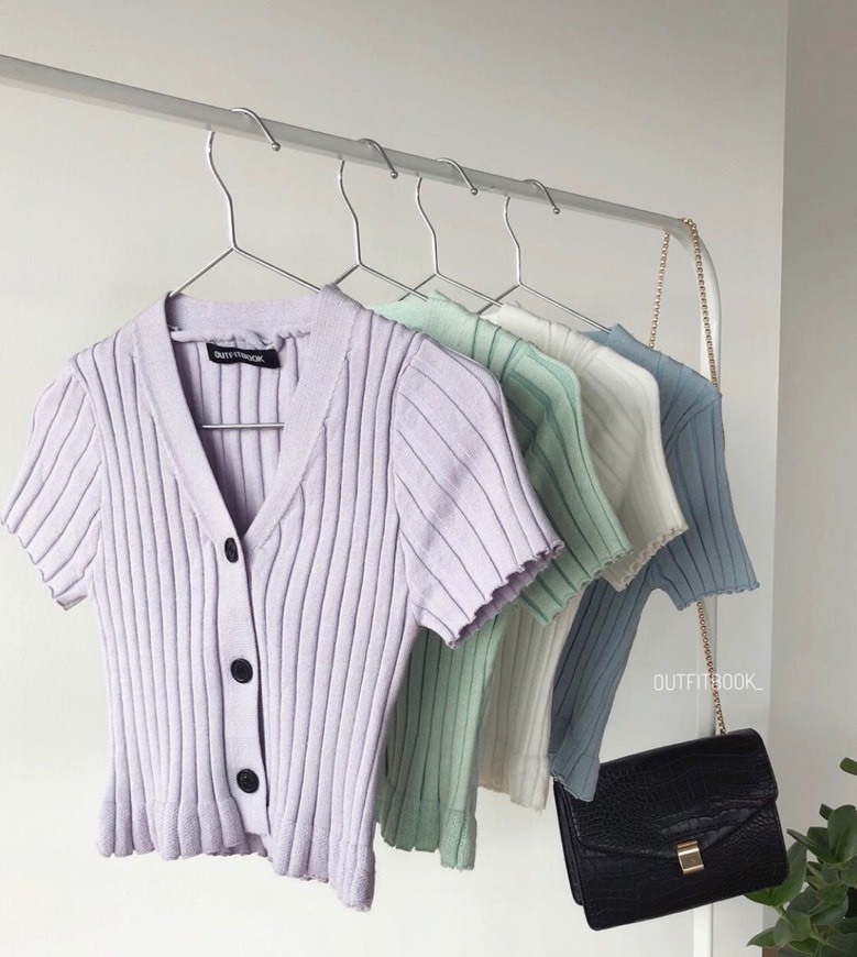 Moda Cropped cardigans in pastel colors 🍬