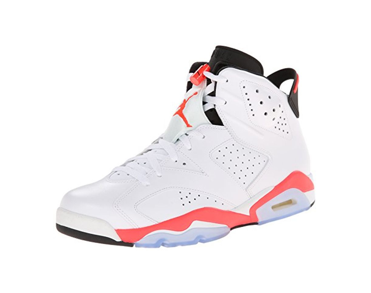 Social Hombre Nike Air Jordan 6 Retro – 384664 123, White/Infrared-Black, 9 D