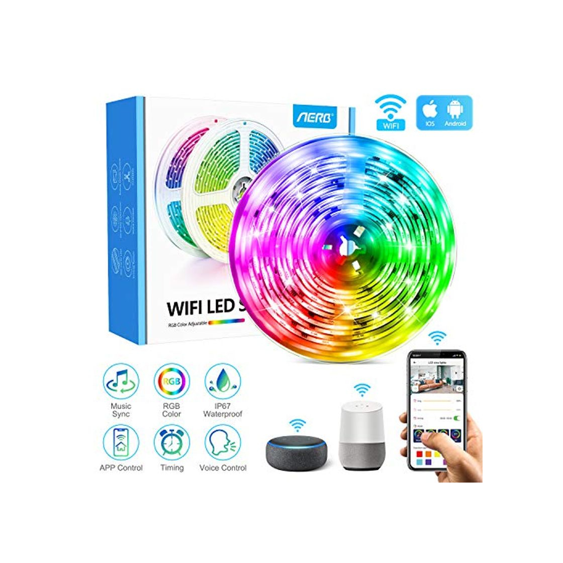 Social Aerb 5M WIFI Tira LED Smart