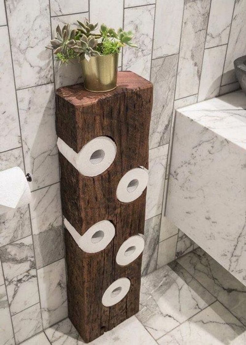 Fashion Dica para porta papel higiênico 