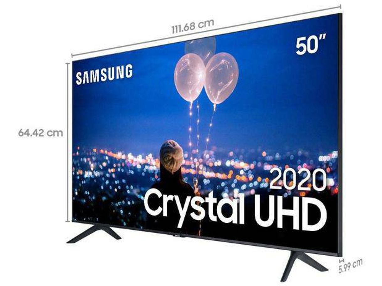 Moda Smart TV Crystal UHD 4K LED 50” Samsung - 50TU8000 Wi-Fi Blu