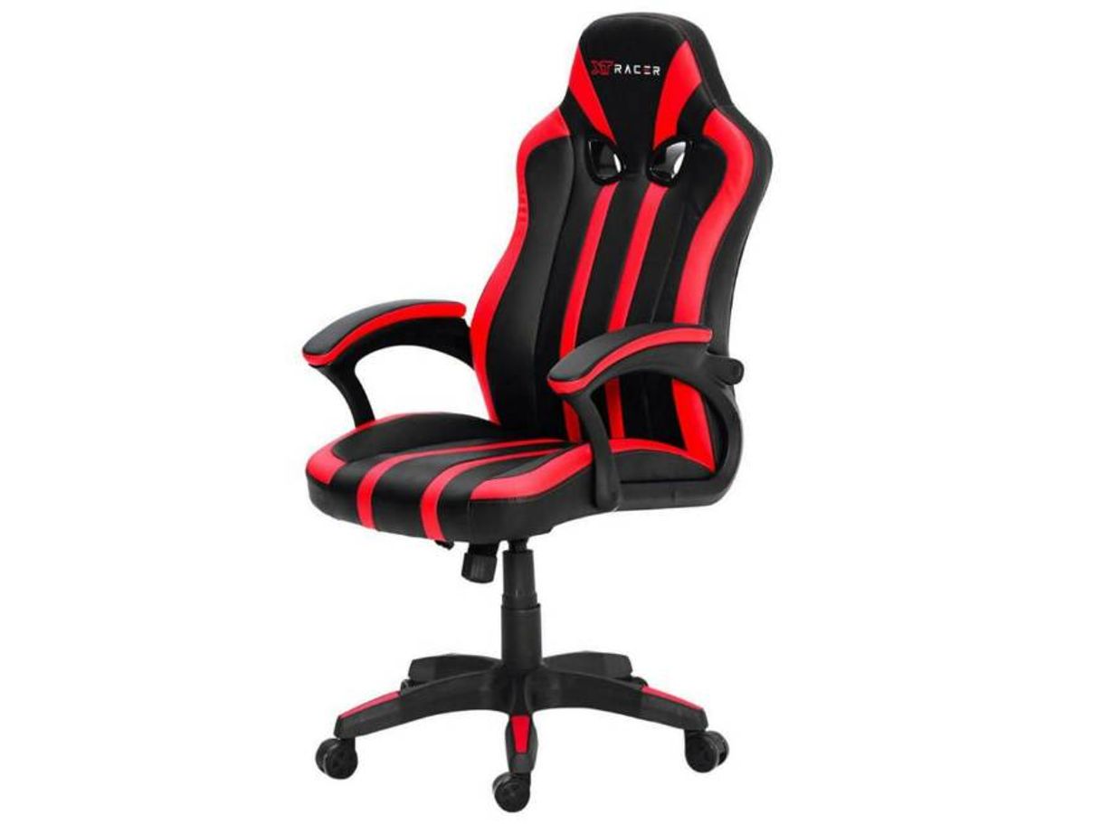 Fashion Cadeira Gamer XT Racer Reclinável - Preta e Vermelha Force S