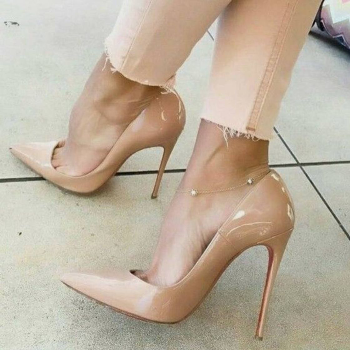 Moda Scarpin nude