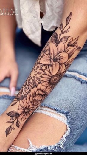 Tatuagem flores