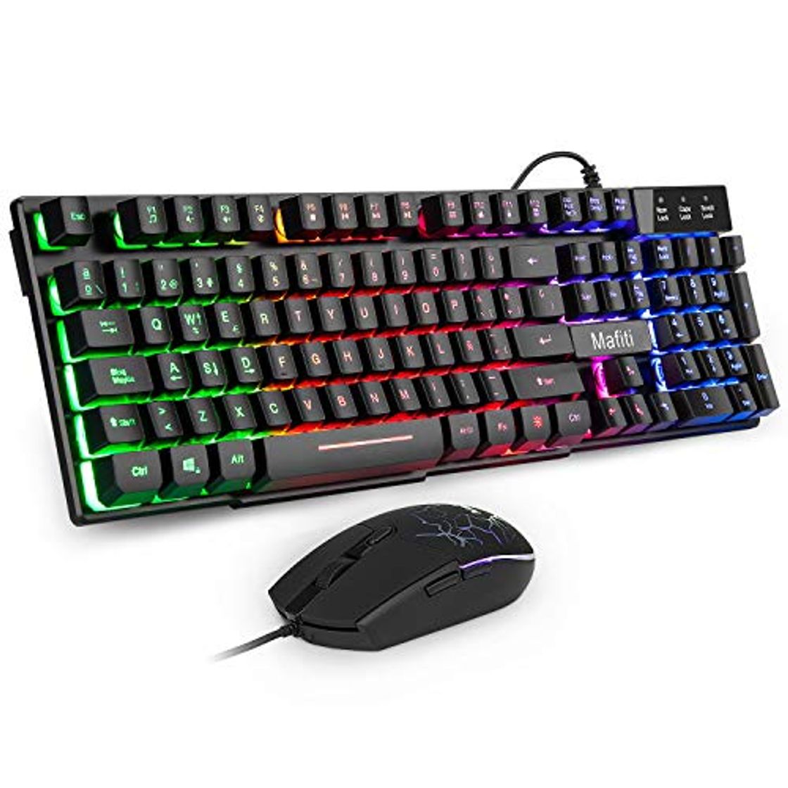 Social Mafiti RK101 Combo Ratón y Teclado USB 