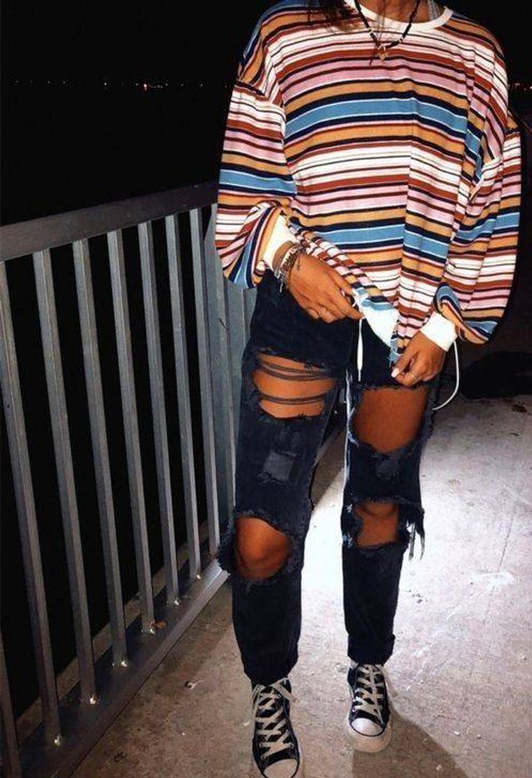 Social Blusa listrada 