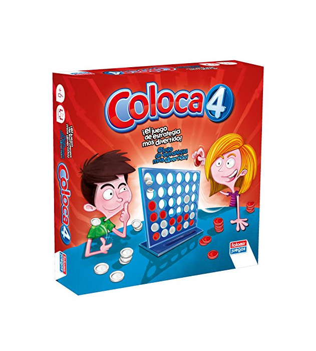 Social Falomir- Coloca 4 Juego de Mesa, Multicolor, única