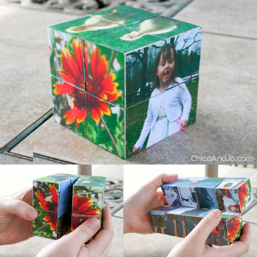 Valentine's Day Creative Gift Multiphoto Colorful Rubik's Cu