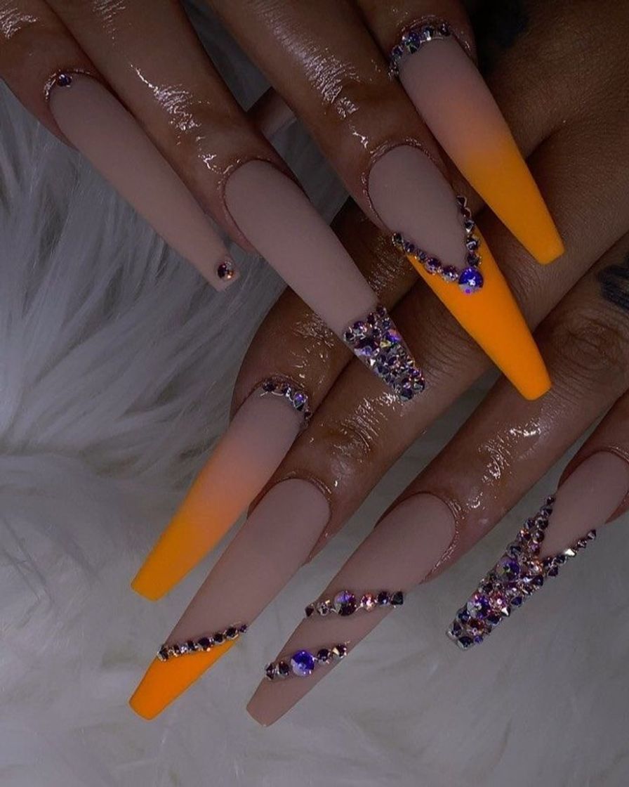 Moda Nails orange neon 😳🧡✨