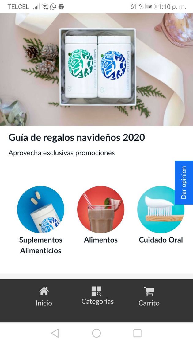 Social USANA complementos alimenticios, vitaminas 