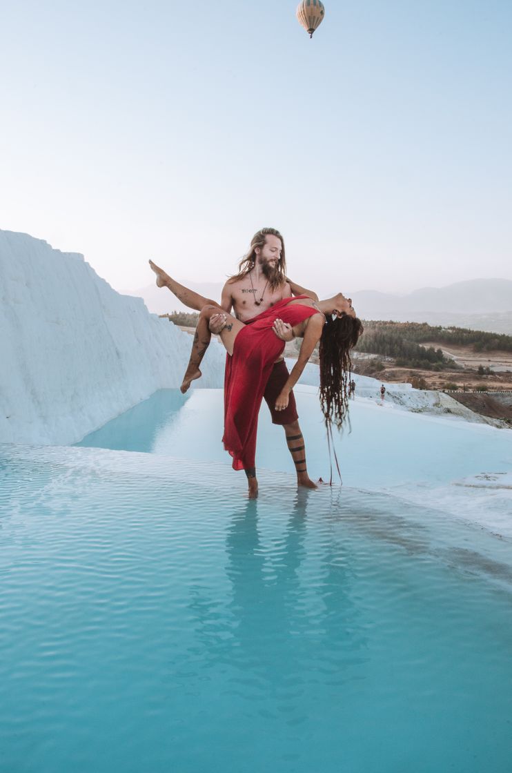 Place Travertines of Pamukkale (thermal pools)