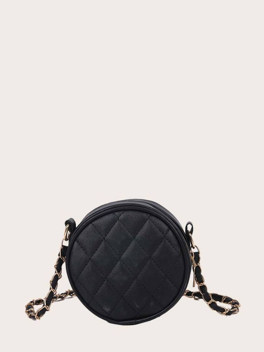 Fashion Cadeia acolchoado elegante Crossbody