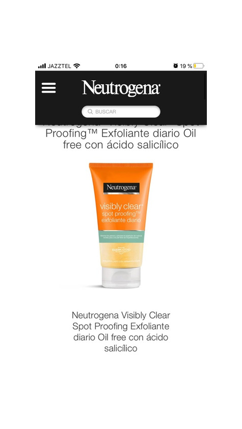 Products Exfoliante neutrogena 