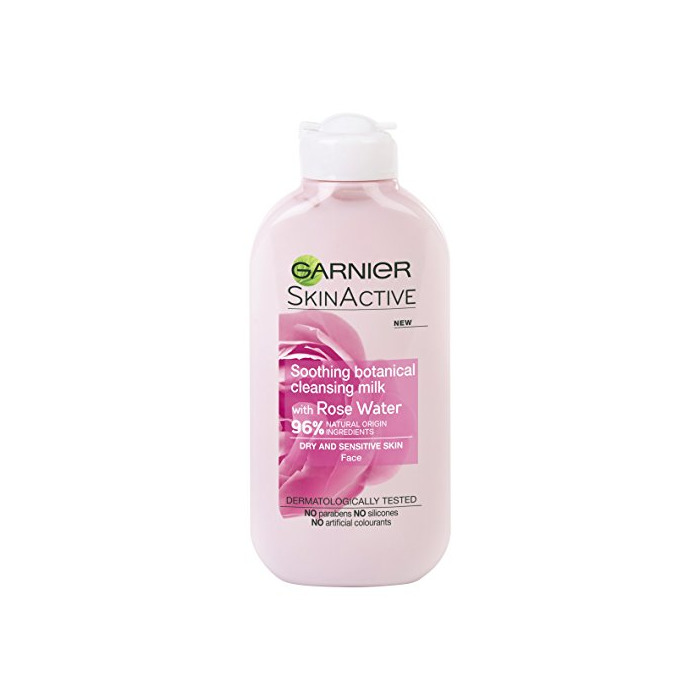 Belleza Garnier Naturals - Agua de rosas Leche Limpiadora Piel Sensible 200ml