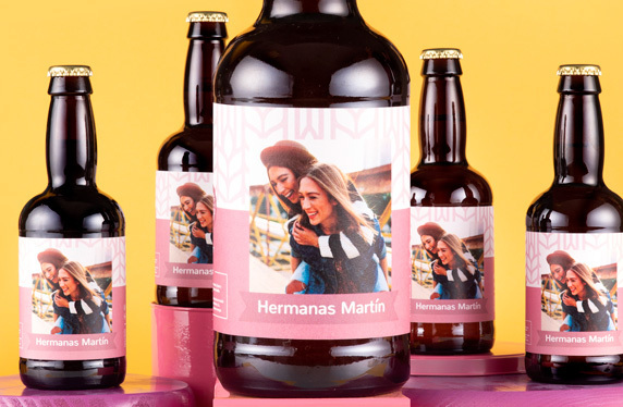 Fashion Pack de cervezas personalizables. Modelo Pink | Regalador.com