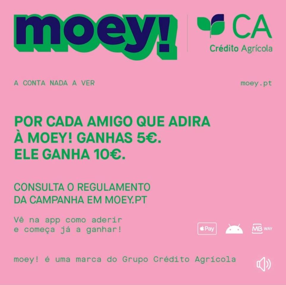 Moda Abre uma conta moey e ganha 10 euros