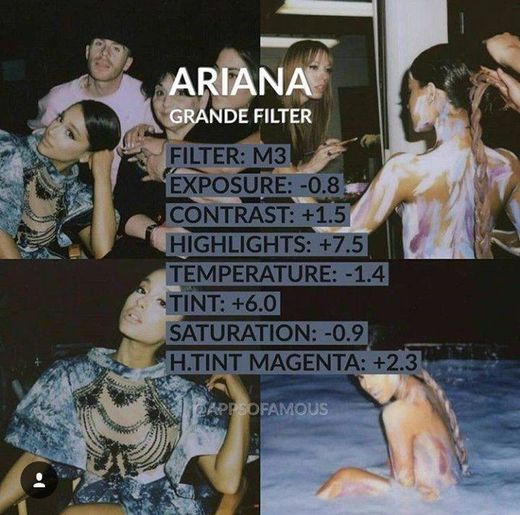 Ariana Grande Polaroid Filter on VSCO Cam