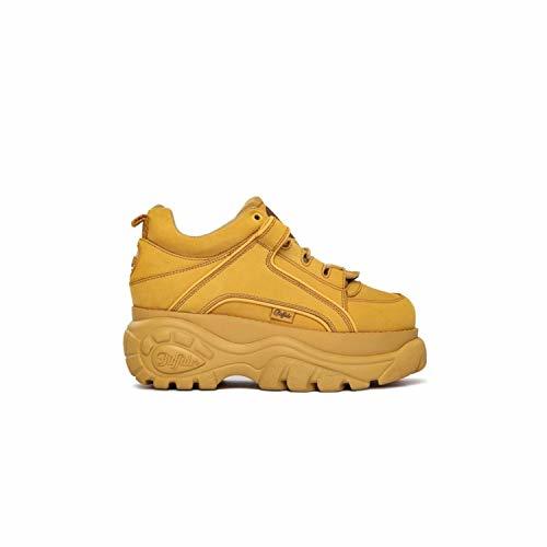 Social Buffalo BN15330971 - Zapatillas Deportivas clásicas, Color Amarillo Amarillo Size