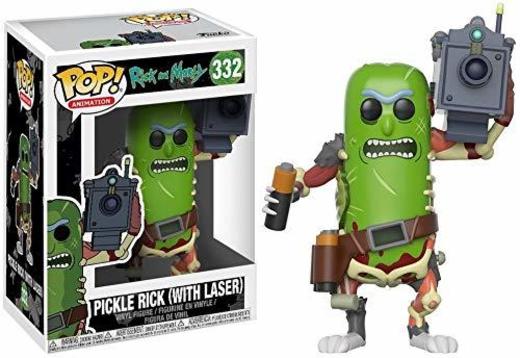 Funko Pop!- Rick & Morty: Pickle Rick con Laser