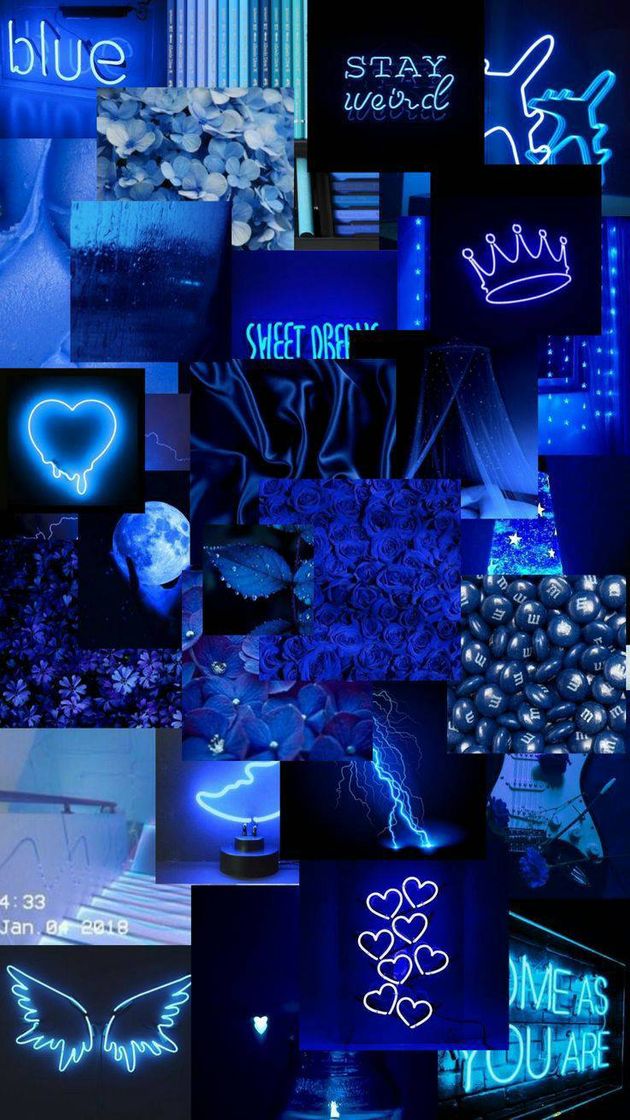 Moda Wallpaper azul aesthetic