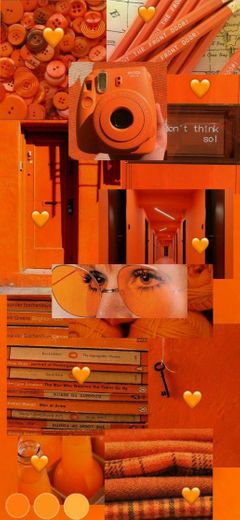 Wallpaper aesthetic laranja