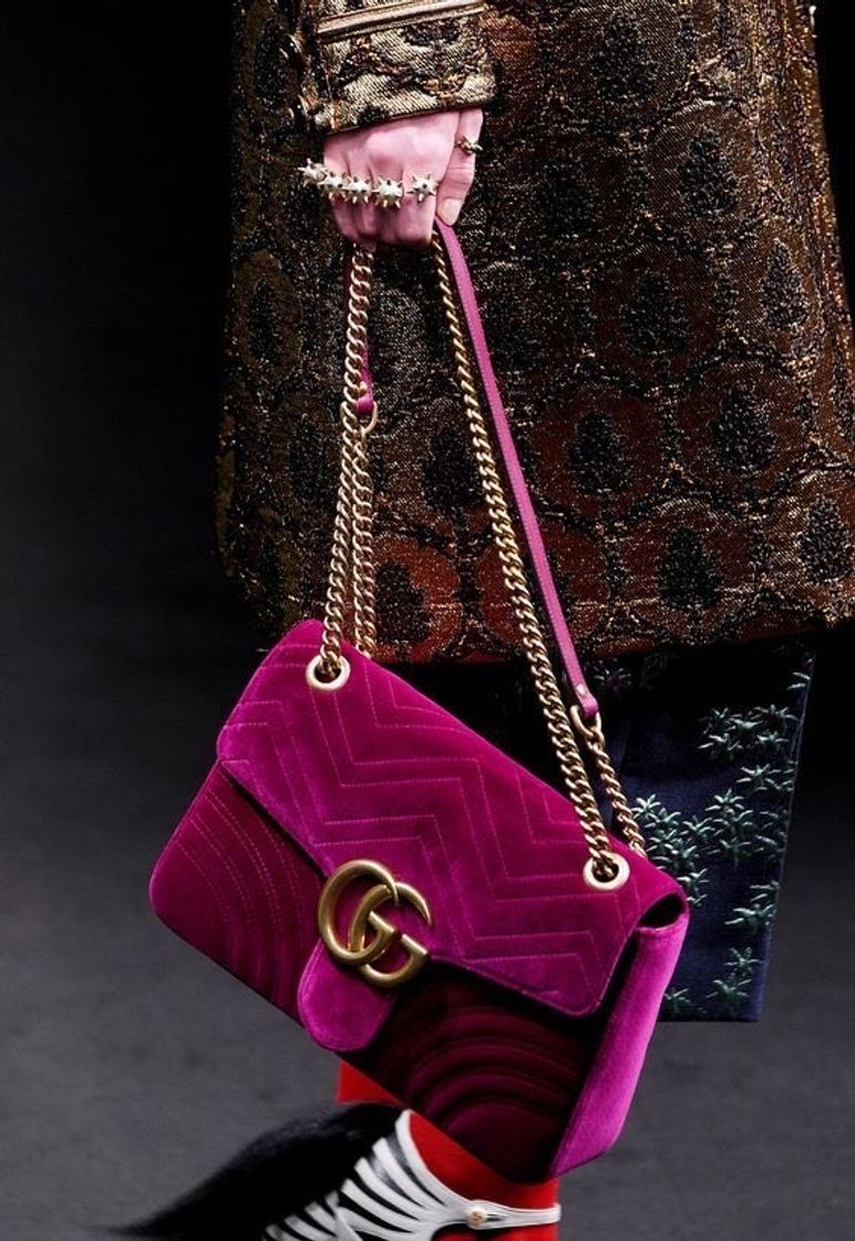 Social bolsa Gucci veludo 