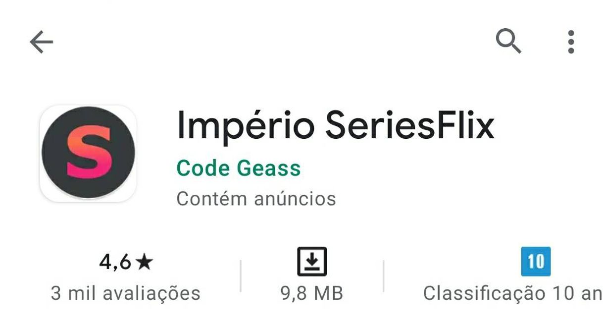 App Império SériesFlix